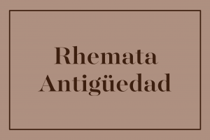 Imagen colección "Rhemata Antigüedad"